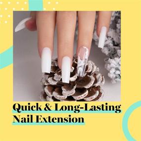 img 1 attached to 💅 Beetles Poly Extension Gel - 60g Clear Builder Gel for Trendy Nail Art Design & Easy DIY Nail Extensions at Home