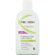 phisoderm fragrance-free cream cleanser 6 oz for sensitive skin - pack of 4 logo