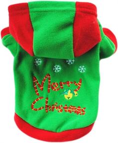 img 2 attached to Ollypet Christmas Costume Clothes Hoodie