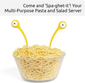 img 3 attached to 🍝 OTOTO Pasta Monsters and Salad Servers: Fun BPA-Free Kitchen Gadgets for Safe Pasta and Salad Serving - 11.93x 3.39 x 2.24 inch