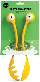 img 4 attached to 🍝 OTOTO Pasta Monsters and Salad Servers: Fun BPA-Free Kitchen Gadgets for Safe Pasta and Salad Serving - 11.93x 3.39 x 2.24 inch