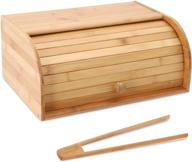 🍞 bamboo bread box: stylish countertop storage for freshness & organization логотип