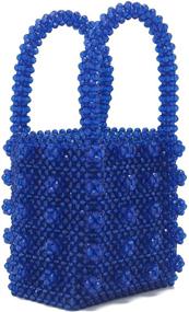 img 3 attached to 👜 Miuco Women's Handmade Crystal Handbags, Wallets, and Top-Handle Bags