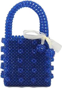 img 2 attached to 👜 Miuco Women's Handmade Crystal Handbags, Wallets, and Top-Handle Bags