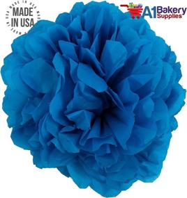 img 2 attached to 📦 Premium 15x20 Inch Brilliant Blue Tissue Paper - 100 Sheet Pack Made in USA
