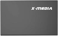 x media 3 5-дюймовый алюминиевый корпус xm en3251u3 bk логотип