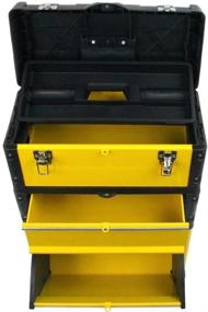 img 2 attached to Stalwart 3-in-1 Rolling Tool Box with Wheels, Foldable Comfort Handle, and Removable Sections – Toolbox Organizers and Storage
