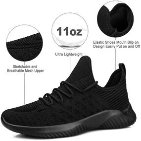 img 3 attached to Feethit Walking Shoes Breathable Lightweight Sneakers Women's Shoes for Athletic