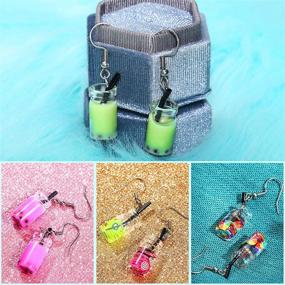 img 1 attached to 🍵 Colorful DIY Christmas Beads Milk Tea Charm Collection - 104 Pieces