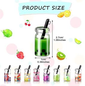 img 3 attached to 🍵 Colorful DIY Christmas Beads Milk Tea Charm Collection - 104 Pieces