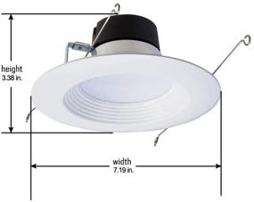 img 3 attached to 🔆 EATON Lighting LT560WH6930R Cooper LED Baffle Trim