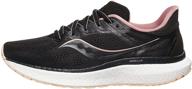 👟 saucony women's hurricane black medium athletic shoes - ideal for active women logo