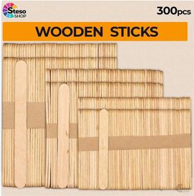 img 4 attached to Popsicle Stick 300Pcs Premium Quality