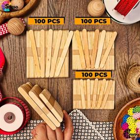 img 1 attached to Popsicle Stick 300Pcs Premium Quality