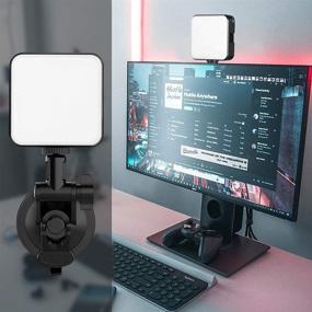 img 1 attached to 🌟 Enhance Your Video Conferencing Setup with the Video Conference Lighting Kit: LED Video Light for Remote Working, Zoom Calls, Broadcast & Live Streaming – Adjustable Zoom Light with Suction Cup Upgrade