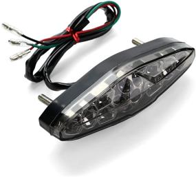 img 4 attached to 🏍️ Универсальная тормозная фонарь LED для мотоцикла CICMOD 12V для квадроцикла ATV Грязевого мотоцикла Кастомного чоппера со светильником для Ходовых Огней и Номерного Знака