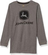 john deere sleeve green trademark boys' clothing in tops, tees & shirts logo