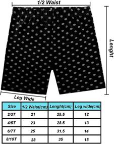 img 3 attached to 🩳 Ruisita 6 Pack Girls Dance Shorts Bike Shorts with Wave Point Pattern - Breathable and Safety Enhanced