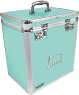 🔒 securely store and organize 50 vinyl records in mint vaultz locking record case (vz00489) логотип