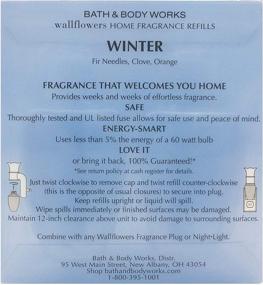 img 1 attached to 🏞️ Bath and Body Works Winter Wallflower Refill: Get Two Bulbs of Long-lasting Fragrance