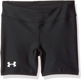 img 2 attached to 🌙 Midnight Under Armour Court Shorts for Girls' Clothing