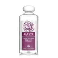 🌹 alteya organics rose water - pure bulgarian rosa damascena flower water, 17 fl oz/500ml, usda certified organic facial toner, award-winning moisturizer, bpa-free bottle with reducer logo