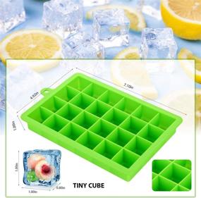 img 2 attached to 🧊 Premium 3 Pack Silicone Ice Cube Trays with Lids - Flexible Molds for Whiskey and Cocktails, Keep Drinks Chilled - Reusable and Convenient