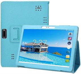 img 4 attached to 🔵 Premium Tablet Case for ZONKO K105, ZONKO K101, Feonal K105, Feonal K101, MEIZE K105, MEIZE K101, MEIZE K106, and ANTEMPER K105 - Blue