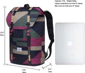 img 3 attached to 🎒 KAUKKO Lightweight Camouflage Backpack 17-Inch