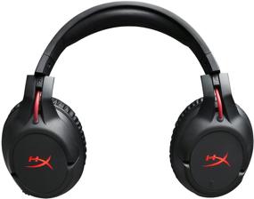 img 2 attached to HyperX Cloud Flight - Premium Wireless Gaming Headset: 30-Hour Battery, Noise Cancelling Mic, Red LED, Bass Boost, Memory Foam, for PS4, PC, PS4 Pro (Renewed)