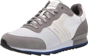 img 4 attached to 👟 Stylish and Sleek: Hugo Boss Parkour Sneakers White Men's Shoes for the Modern Gentleman