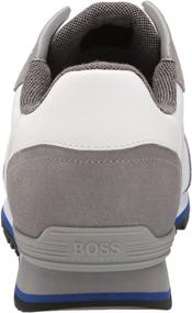 img 2 attached to 👟 Stylish and Sleek: Hugo Boss Parkour Sneakers White Men's Shoes for the Modern Gentleman