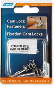 img 1 attached to Camco 09214 Cam Lock из нержавеющей стали для нагревателя воды, 2 штуки - Защитите свой нагреватель воды надежными замками из нержавеющей стали