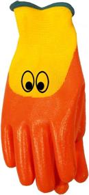 img 2 attached to Yellow/Orange Ducky Gloves for Kids - Atlas Glove C1052T, One Size, Ages 43167