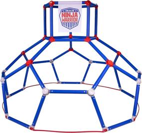 img 4 attached to Ultimate Outdoor Fun: American Ninja Warrior Dome Climber – Perfect Jungle Gym for Toddlers 3-6 Years – Swinging, Climbing, and Monkey Bar Adventure!