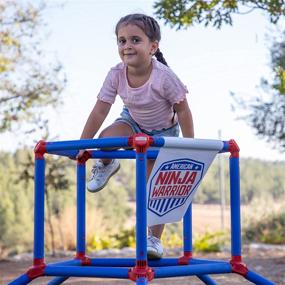 img 1 attached to Ultimate Outdoor Fun: American Ninja Warrior Dome Climber – Perfect Jungle Gym for Toddlers 3-6 Years – Swinging, Climbing, and Monkey Bar Adventure!