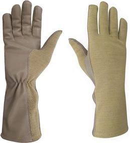 img 4 attached to 🧤 Flight Gloves: Premium Leather Aviator Pilot Gloves for Military Use