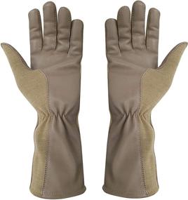 img 3 attached to 🧤 Flight Gloves: Premium Leather Aviator Pilot Gloves for Military Use