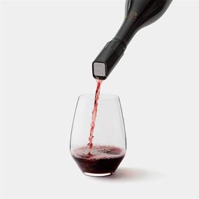 img 1 attached to 🍾 Black Dual-Function Rabbit Aerating Pourer and Bottle Stopper