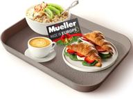 🔒 shatter proof reversible rectangular dishwasher by mueller логотип