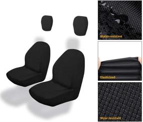 img 3 attached to Covers Headrest Compatible 2004 2015 Yamaha