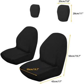 img 2 attached to Covers Headrest Compatible 2004 2015 Yamaha