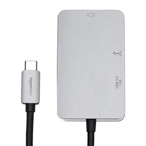 img 3 attached to 💻 Amazon Basics USB-C 3.1 Adapter: VGA, USB 3.0, USB-C Ports, 100W Power Delivery