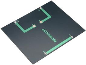 img 1 attached to uxcell 5 шт. 6В 200мА Полиэтиленовая мини-солнечная панель: Идеально подходит для самодельных световых игрушек и зарядных устройств (110мм x 92мм)