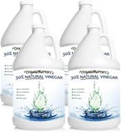 powerful natural 30% vinegar solution - 4 gallon refills in 1-case for effective cleaning logo