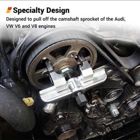 img 2 attached to 🔧 High-Quality EWK Camshaft Sprocket Pulley Puller Removal Tool Kit for VW Audi V6 V8 T40001 - Efficient Engine Timing Belt Maintenance Solution