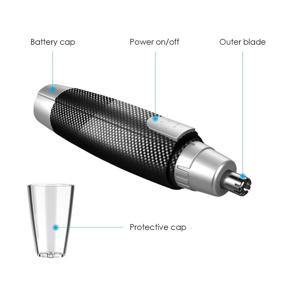 img 3 attached to Luxitude Precision Nose Grooming Trimmer