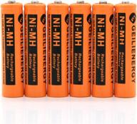 geilienergy rechargeable batteries compatible hhr 55aaabu logo