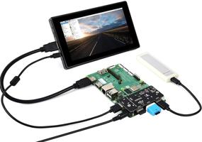 img 1 attached to 🔌 High-Speed PCIe to USB Adapter with 4X USB 3.2 Gen1 Ports for Raspberry Pi Compute Module 4 IO Board