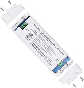 img 2 attached to HitLights 25W Dimmable LED Driver, 110V AC-12V DC Transformer Compatible with Lutron&amp;Leviton for LED Strip Lights, Constant Voltage LED Products (Includes Removable AC Cord)
